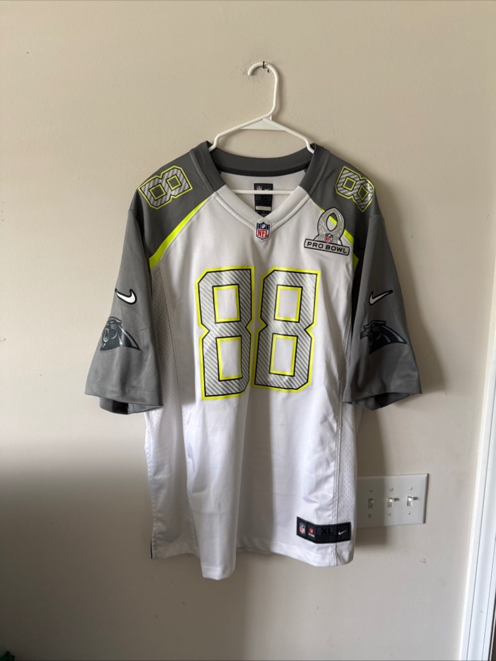 Men’s Nike Greg Olsen #88 Carolina Panthers 2015 Pro Bowl Jersey Sz XL - RARE